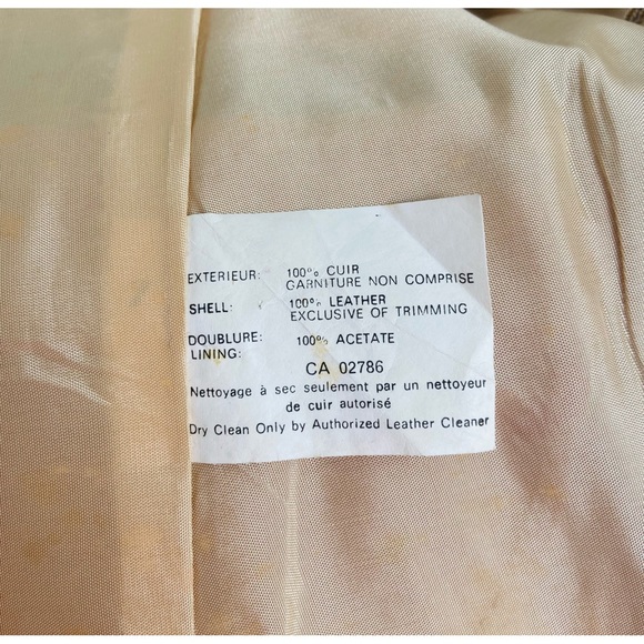 70s Brown Leather Western Wear/Hippie/Suit Vest by Cordovan Montreal - Picture 9 of 9